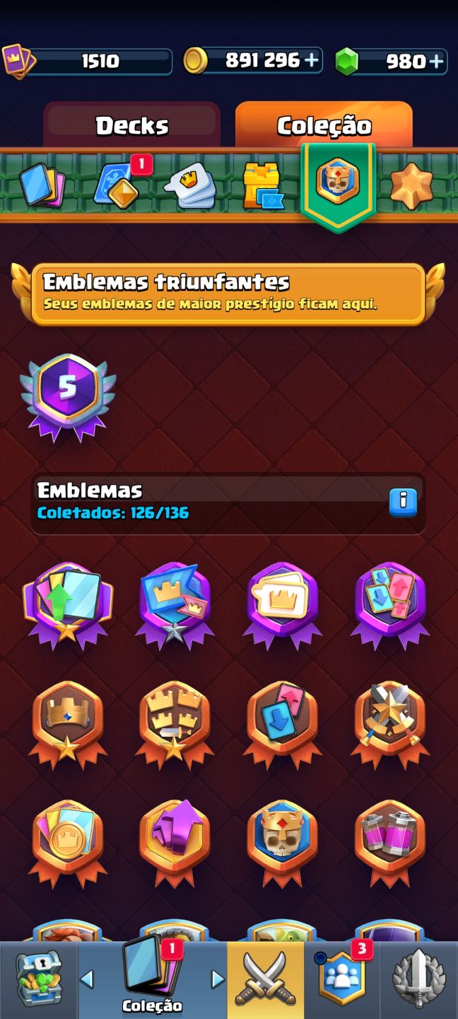 CONTA DE CLASH ROYALE 9K TROFEUS TODAS AS CARTAS DESBLOQUEADAS (ACEITO NEGOCIAR)