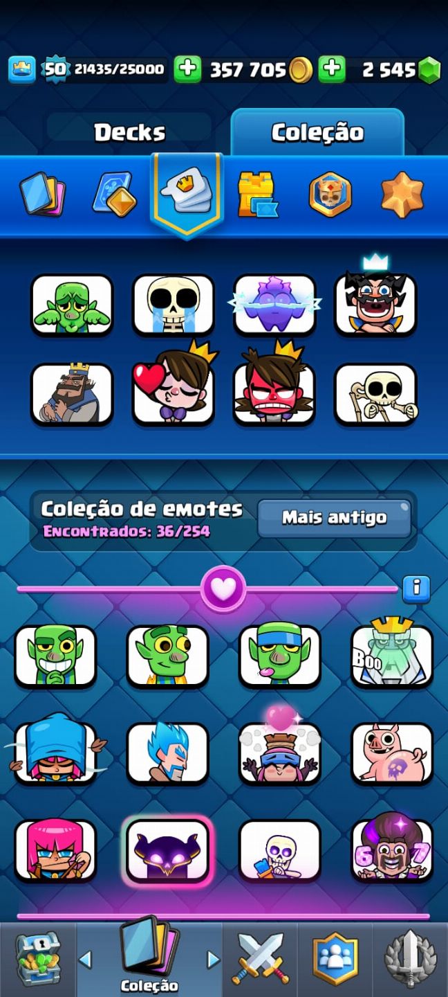 CONTA DE CLASH ROYALE + 10K TROFÉU MEGA LVL 16 EVO