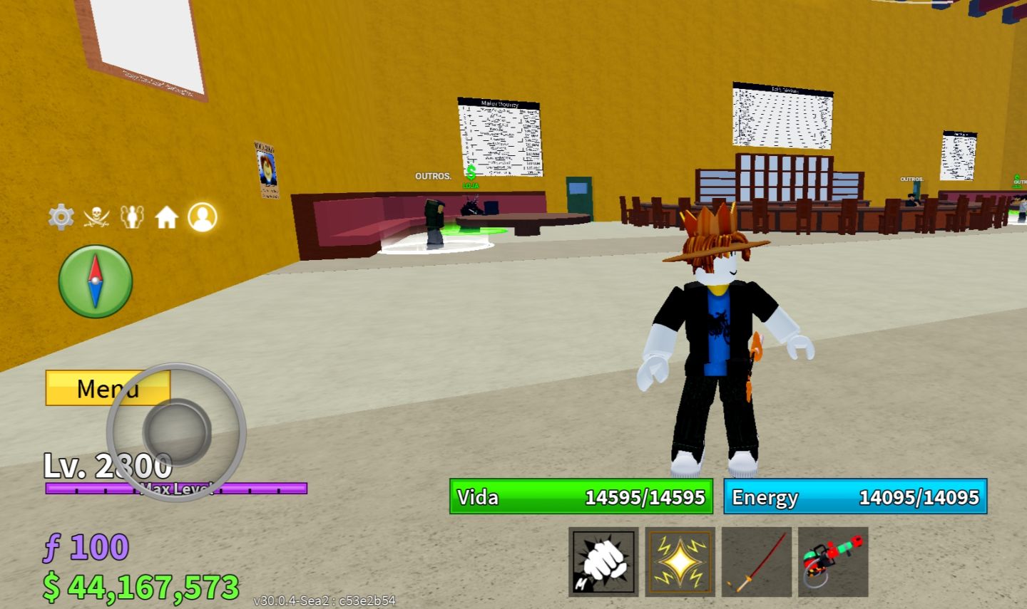 Contas BloxFruits 43M+ de Belli