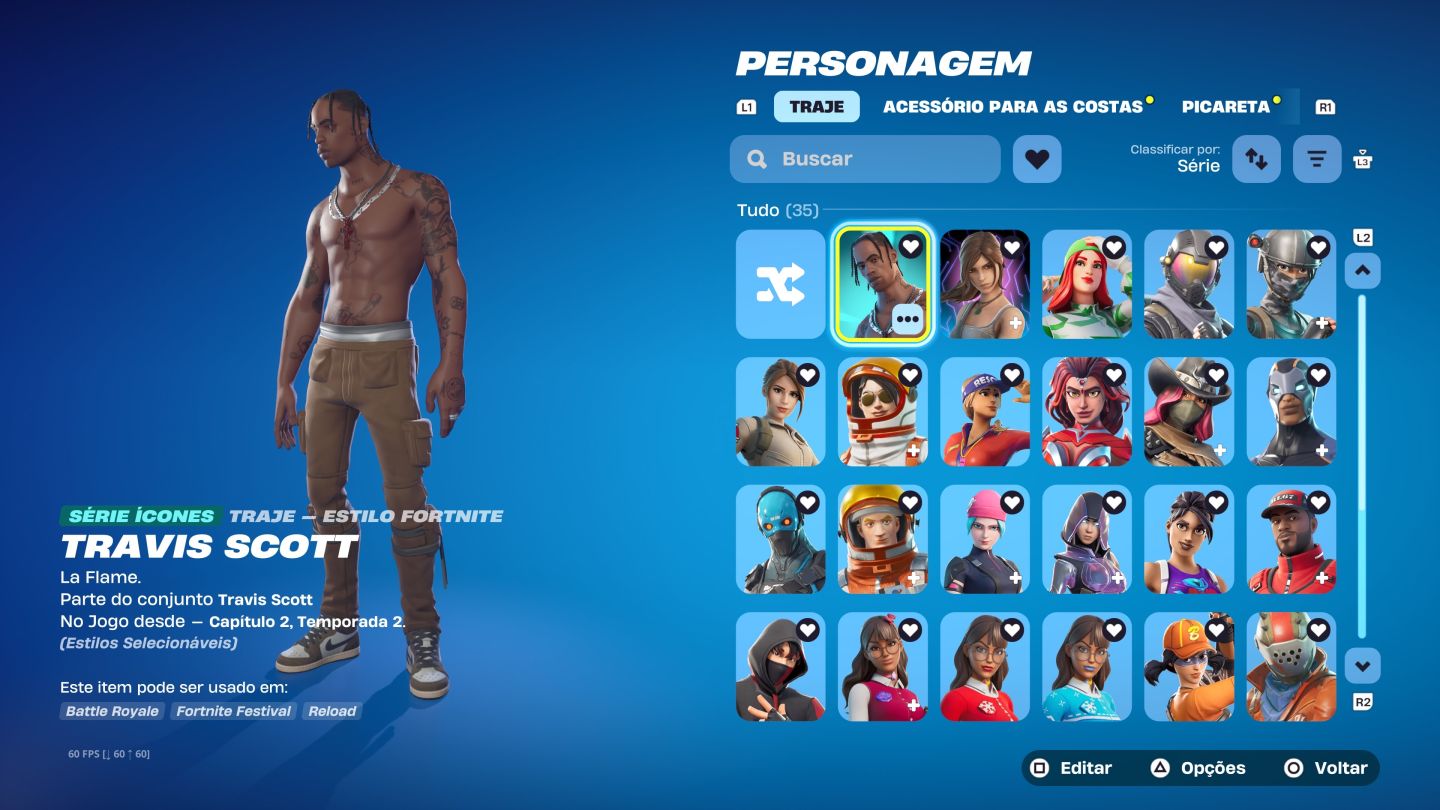 CONTA FORTNITE RARA! WILDCAT + TRAVIS SCOTT + IKONIK + POLO PRODIGY | SKIN