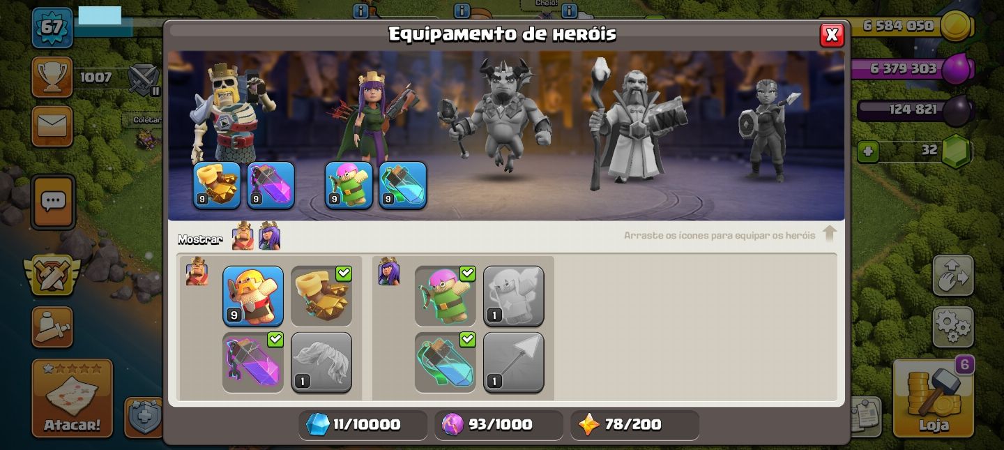 Conta de Clash of Clans CV8 Full