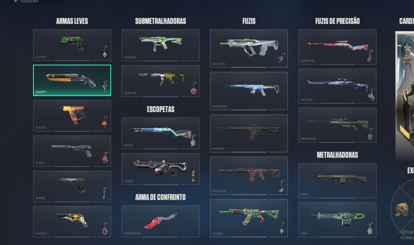 Conta de Valorant DIMA 3 Com skin