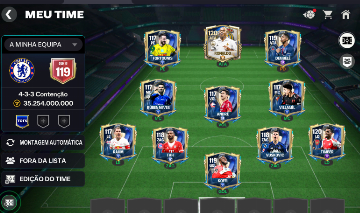 CONTAS FC MOBILE 119 RONALDO + DÉMBELE