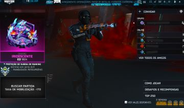 CONTA WARZONE RANKED IRIDESCENTE + TOP 1 EVENTO RANKED GOLD + ARMA META UPADO