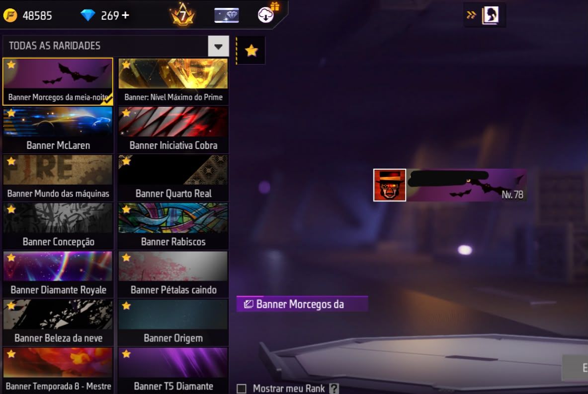 Conta free fire com primeiro segundo terceiro setimo passe bandeirao angelical