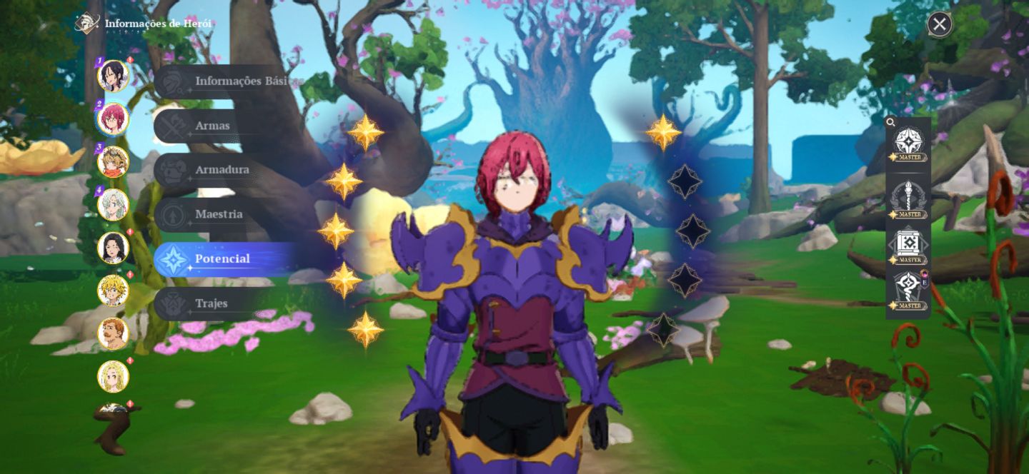 7ds Origin - Conta End game ban p10, merlin p7+