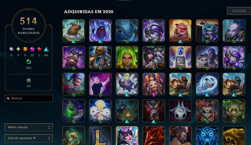 CONTA LVL 538 - DIAMANTE - TOP 20 KALISTA BR - 136 EM - 4612 EL