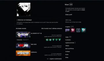 Conta steam lvl 105 user 3L