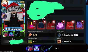 CONTA TOP FULL RARA NO BLOX FRUITS