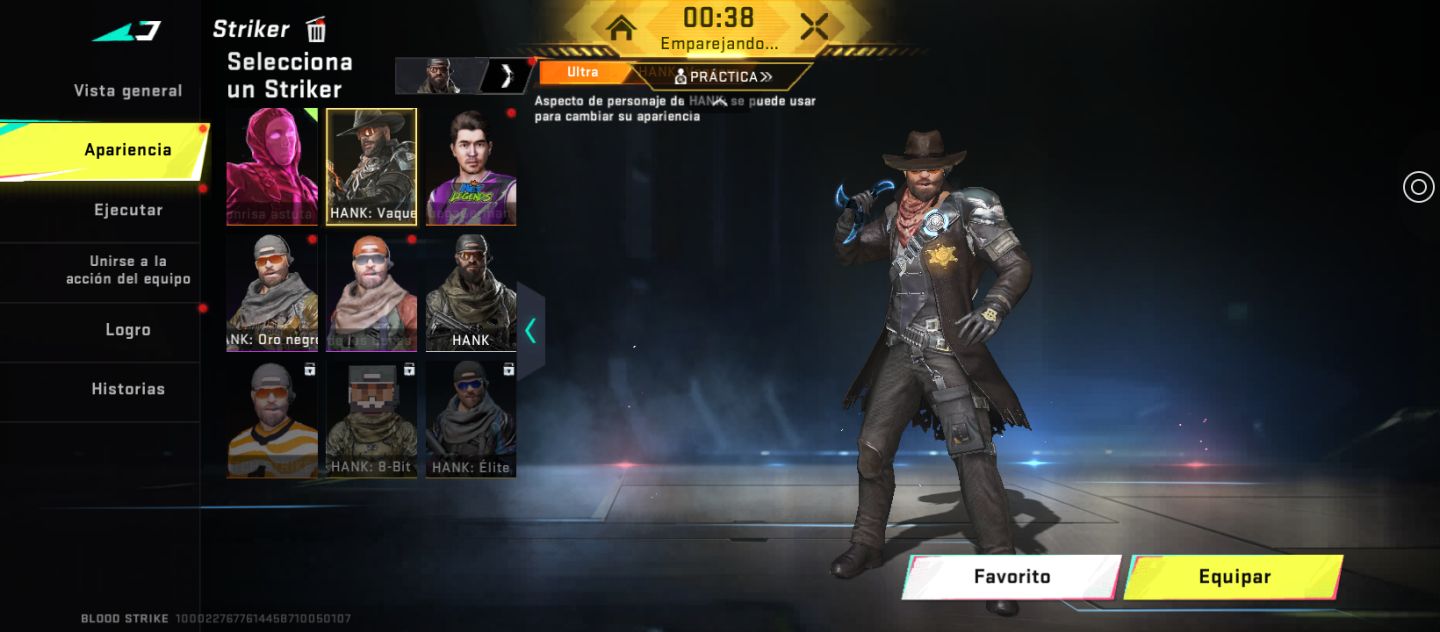 Conta de Blood striker Skin alondra