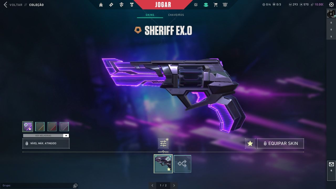 Conta de valorant com bastante skins e pacote EX.O completo