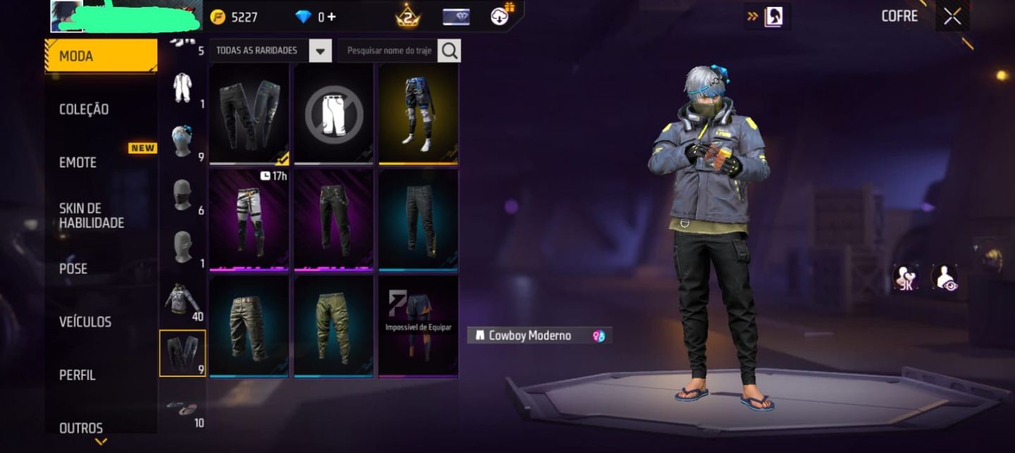 Conta de FF com ump e xm8 att
