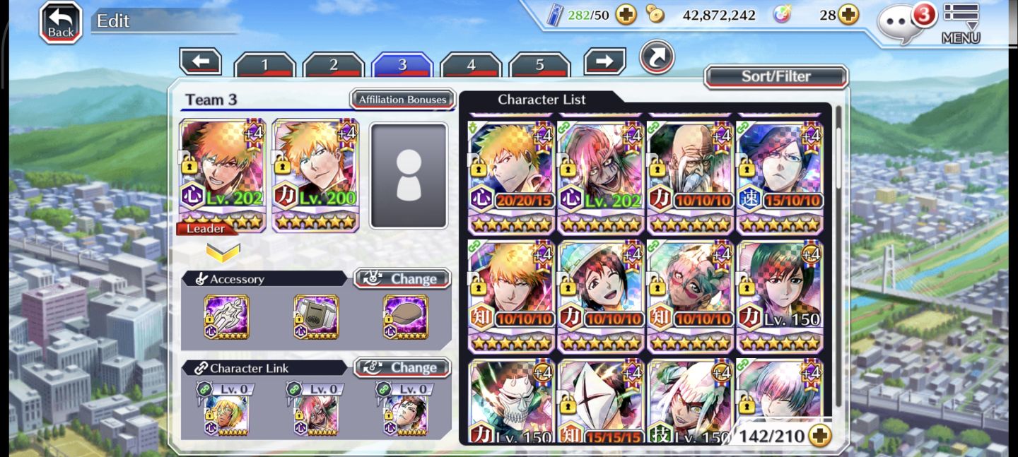 Conta Relíquia Bleach Brave souls!!