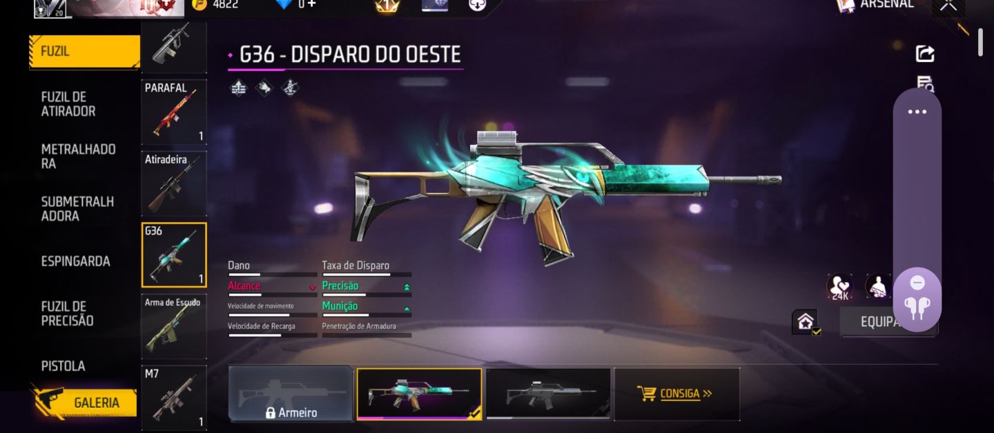 Free Fire Nv.20 | Troca de Nome | Conta Secundária