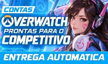 Conta Overwatch Pronta Para o Competitivo, com Número ja Vinculado, Full Acesso