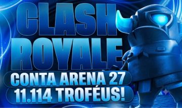 PROMOÇÃO RELÂMPAGO - CLASH ROYALE- 11.174 TROFÉUS [ENTREGA IMEDIATA]