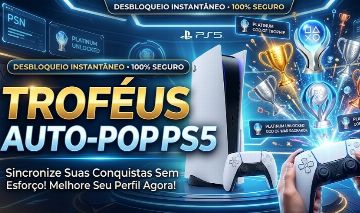 Troféus PS5 Autopop: Conquiste Suas Platinas Instantaneamente