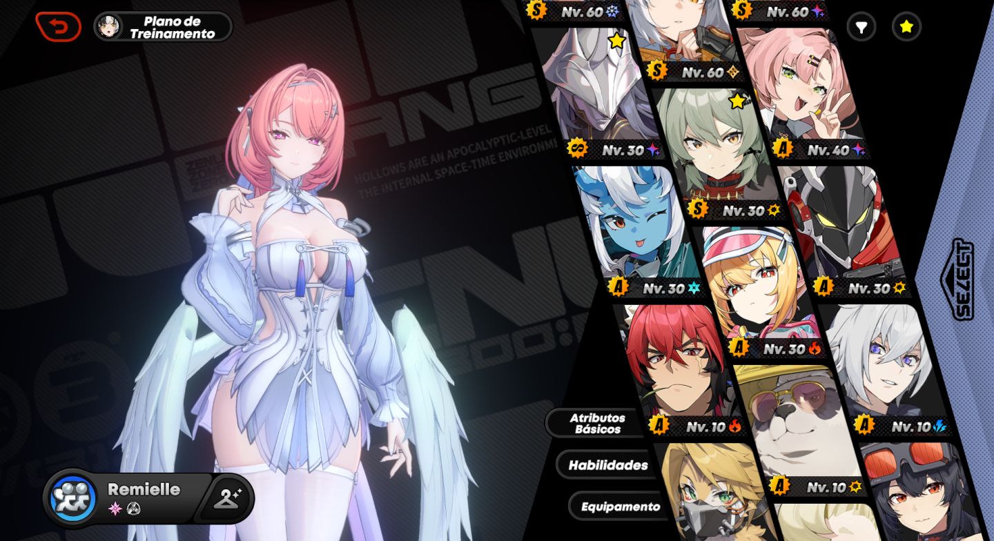Zzz Lv57 com 11 Limitados e 4 Motores Assinatura, Lucia M1, Remielle W1, Velina+