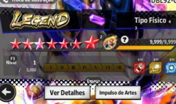 Dragon ball legends, Legend Super Vegeto 14 estrelas + 12K de Cristais (android)