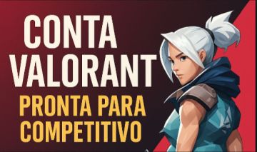 CONTAS VALORANT DO NÍVEL 0 AO 20, PRONTA PRO COMPETITIVO