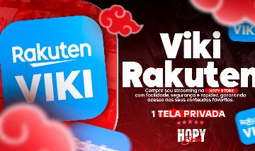 VIKI RAKUTEN PLUS PREMIUM 30 DIAS - TELA PRIVADA + ENTREGA AUTOMATICA