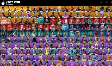 CONTA FORTNITE FULL - 307 SKINS, 368 PICKAXE, 394 BACKPACK | (Acesso GMAIL)