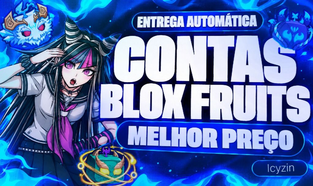 [PROMOÇÃO] CONTAS BLOX FRUITS LVL MAX, FRUTAS MÍTICAS, CDK, GDH, RAÇA V4 E MAIS!