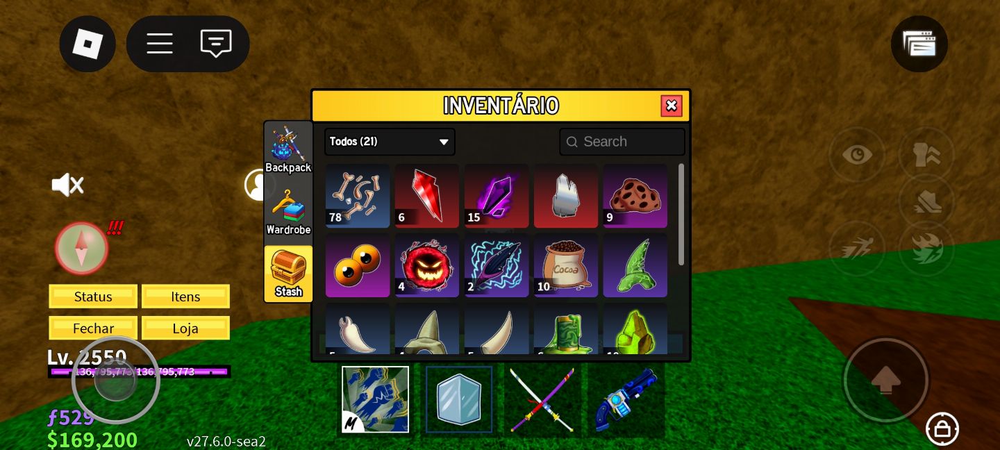 Conta boa de blox-game pass e perm