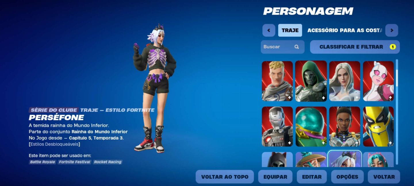 Conta Fortnite + Rocket League + Epic Games com muitas skins e jogos.