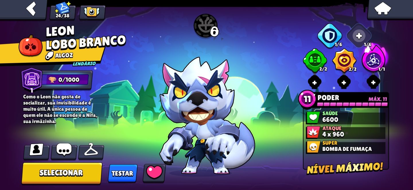 Essa conta muito boa de brawl stars conta full