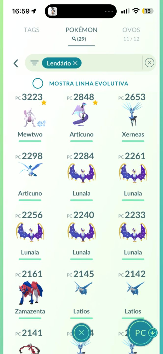 Conta Pokemon lvl 70 5milhoes de dust