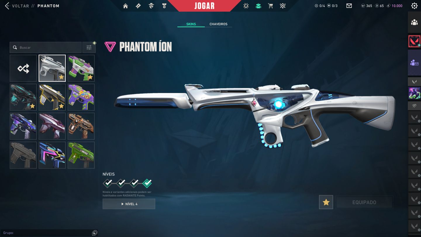 Conta valorant varias skins e rara