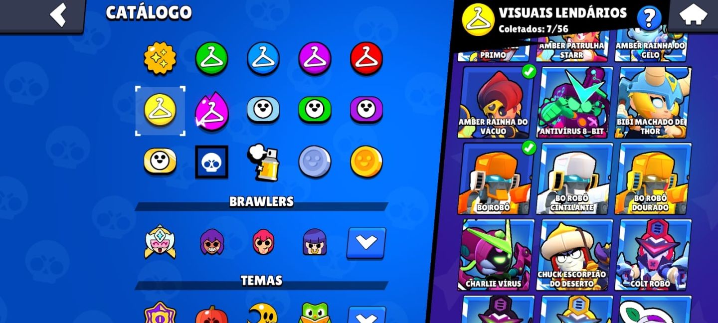 CONTA BRAWL STARS GEMADA + CONTA DE CLASH!!