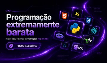 CRIO SITES, APPS, SISTEMAS E IA | PREÇO BAIXO | ENTREGA RÁPIDA