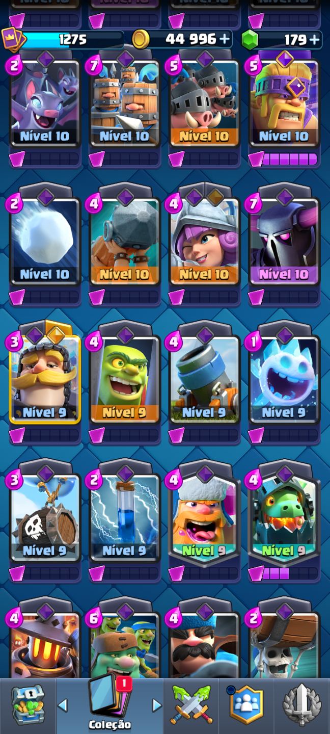 CONTA CLASH ROYALE - ARENA 19