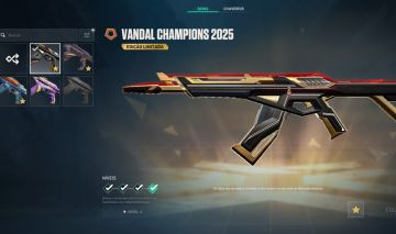 Conta valorant com skins de vandal, phamtom, pistola, faca, operator entre outra