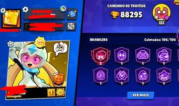 Conta de brawl stars, +80k de troféus