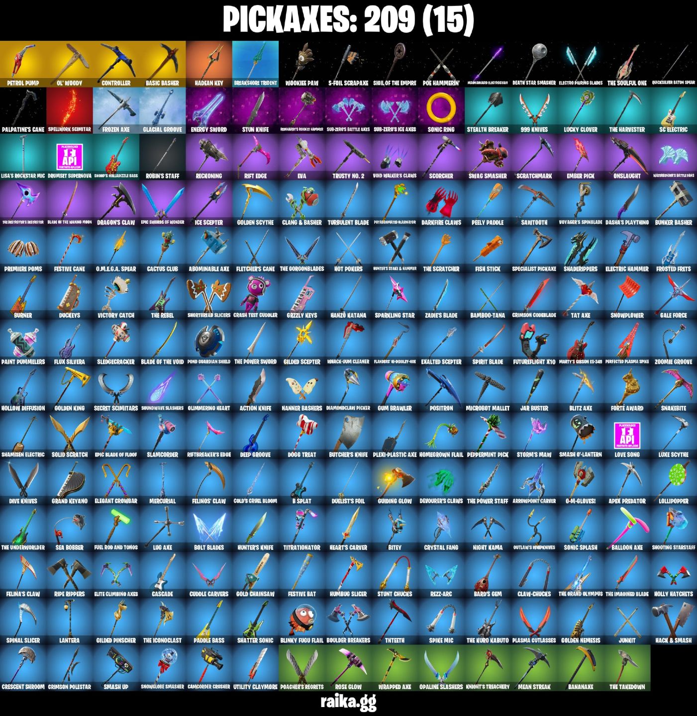 148 skins | OG STW | The Reaper Omega (stage 5) Gold Midas 450 VB