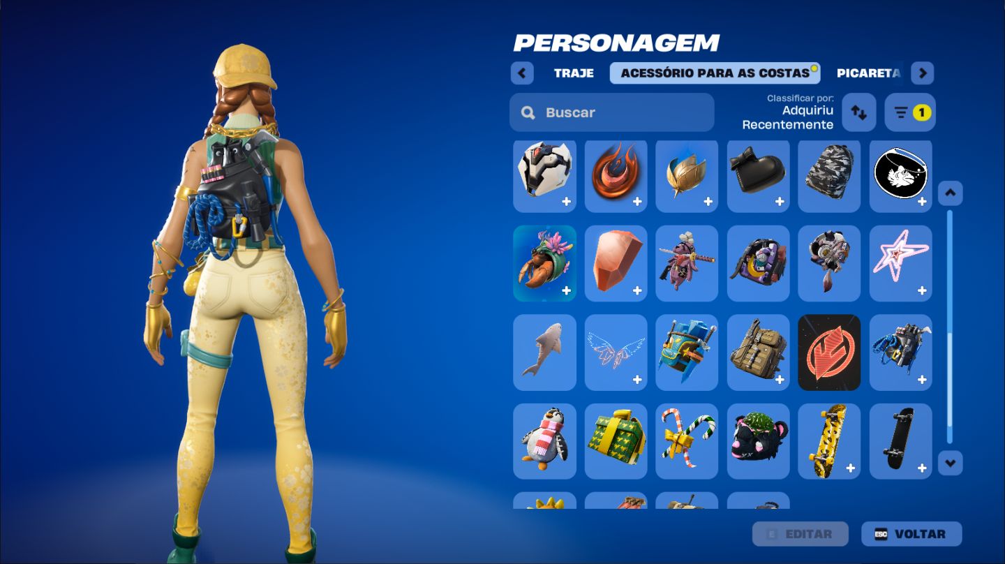 Conta fortnite secundaria Simples com skins tryhard