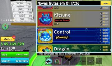 Conta Upada em Vários Jogos Blox Fruits Perm Control ,Vbl,slayer 2 ...