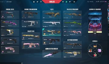 CONTA VALORANT COM AS MELHORES SKINS - ÚNICO DONO - FULL ACESSO
