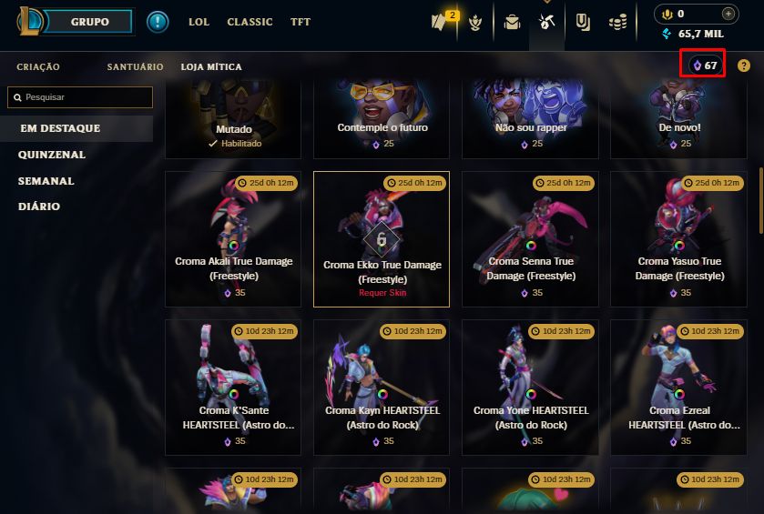 [CONTA RARA] HANDLEVEL LVL 258 DE 2013+RAMMUS REI+KAULE JUIZA+ DADOS DA CONTA