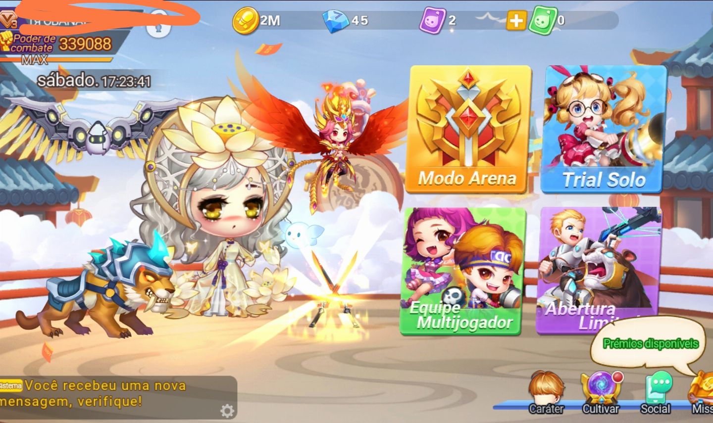 Conta DDtank mobile Full nível 80