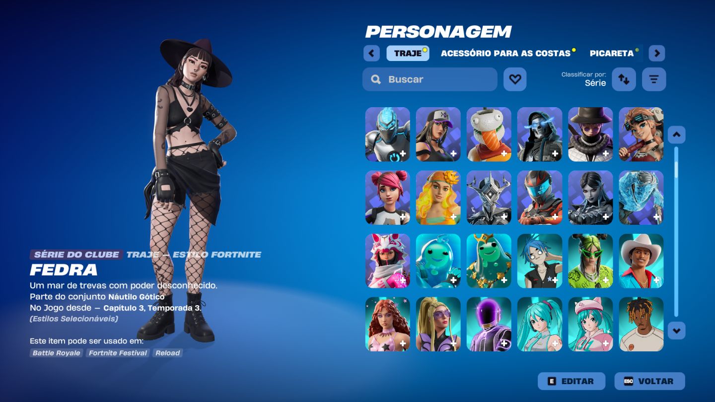 Conta Fortnite 711 skins Season 3 até atual completas Salve o Mundo Fundador.