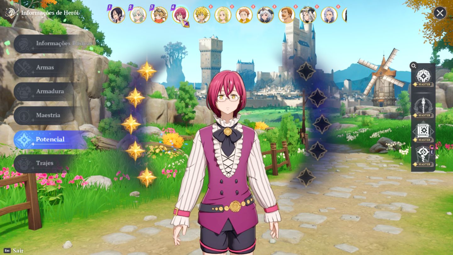 Conta 132k de poder seven deadly sins