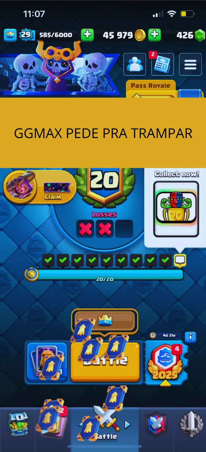 SOU TOP GLOBAL UPO CONTA DE CLASH
