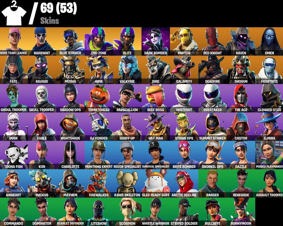 STW OG Versão Ultimate. (Plano nocturne) 69 Skins +Fresh!