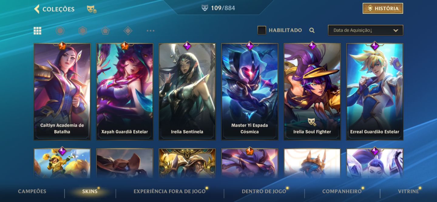 CONTA WILD RIFT 109 SKINS + RANKS EXCLUSIVOS