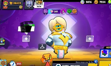 Conta de Braw boa demais Com skins tops passe Brawlers em prestígio e muito mais