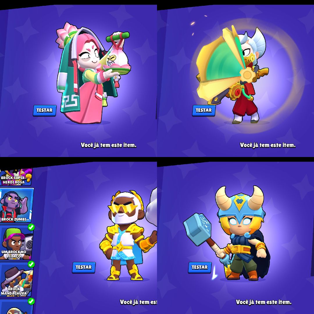 Conta Com 3 Pro Passe comprado, todos os Brawler e muito passe plus.